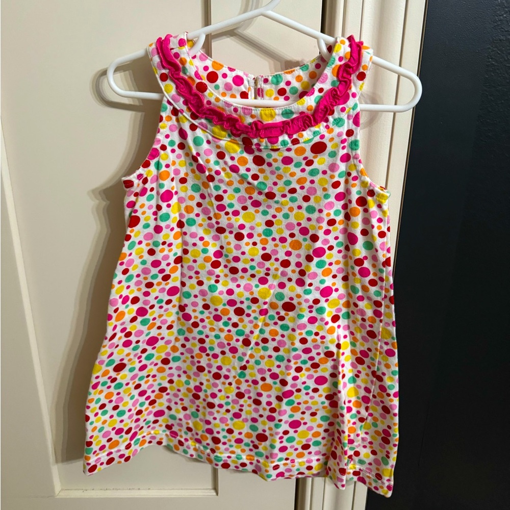 Hanna Andersson multicolor polka dot girls’ dress size 90/3T
